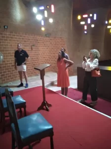 Visita al Cristo Obrero con delegación de Loudoun, Virginia
