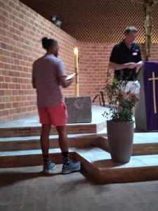 Visita al Cristo Obrero con delegación de Loudoun, Virginia